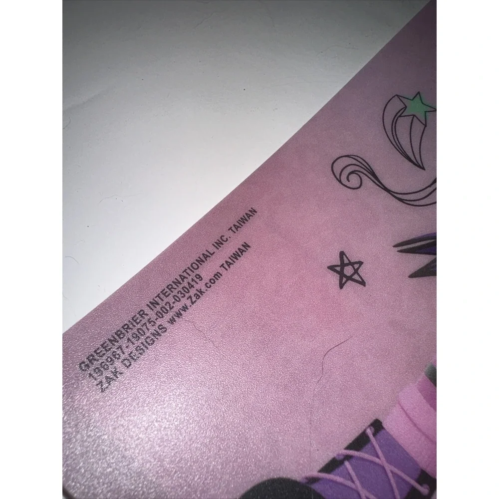 Disney Vampirina Zak Designs Plastic Placemats Set 2 Purple Ghoul Girls BPA Free